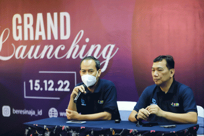 Peluncuran layanan Facility Service Beresinaja di Jakarta, Kamis (15/12/2022).