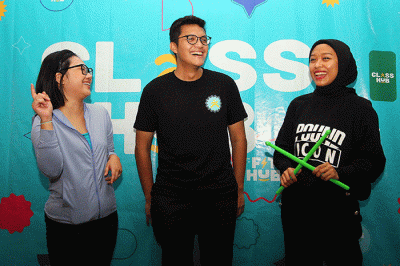 Konferensi pers atau ngobrol santai bersama media mengenai penyedia gym premium FIT HUB di Jakarta, Jumat (16/12/2022).