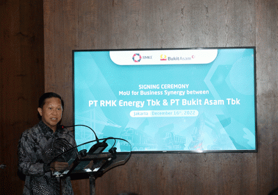 Melalui nota kesepahaman ini, Grup RMKE atau afilisasinya juga akan membangun dan merawat hauling road mulai dari tambang PTBA.