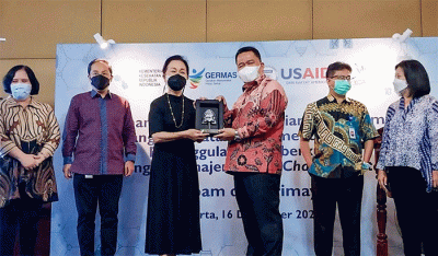 Penandatanganan kerja sama guna penanggulangan penyakit tuberkulosis (TBC) dan mempercepat pencapaian eliminasi  tuberkulosis di Indonesia di Jakarta.