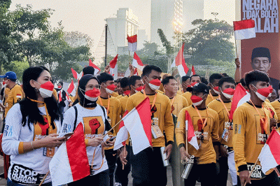 Kepala Badan Pelindungan Pekerja Migran Indonesia (BP2MI), Benny Rhamdani saat menghadiri peringatan Hari Migran Internasional di Jakarta.