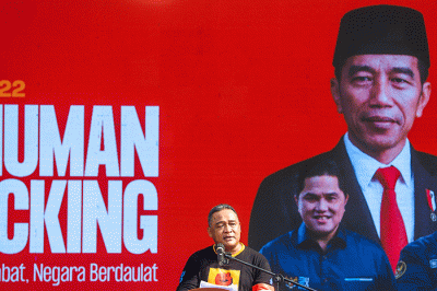 Kepala Badan Pelindungan Pekerja Migran Indonesia (BP2MI), Benny Rhamdani saat menghadiri peringatan Hari Migran Internasional di Jakarta.