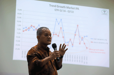 Bincang Pagi Gabungan Perusahaan (GP) Farmasi Indonesia di Jakarta, Selasa (20/12/2022).