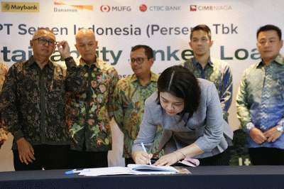 Penandatanganan Perjanjian Kredit Sindikasi Sustainability Linked Loan (“SLL”) di Jakarta, Senin (19/12/2022).