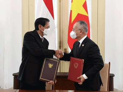 Indonesia dan Vietnam menyepakati sejumlah nota kesepahaman dalam kunjungan kenegaraan Presiden Republik Sosialis Vietnam Nguyễn Xuân Phúc.