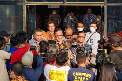 BPKH berkunjung ke Gedung Merah Putih KPK pada Kamis (5/1/2023) untuk melakukan audiensi.