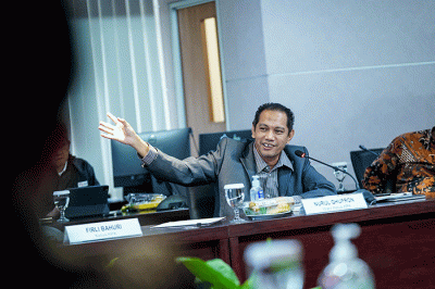 BPKH berkunjung ke Gedung Merah Putih KPK pada Kamis (5/1/2023) untuk melakukan audiensi.