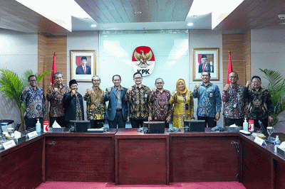 BPKH berkunjung ke Gedung Merah Putih KPK pada Kamis (5/1/2023) untuk melakukan audiensi.