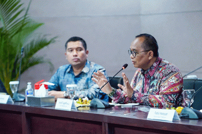 BPKH berkunjung ke Gedung Merah Putih KPK pada Kamis (5/1/2023) untuk melakukan audiensi.