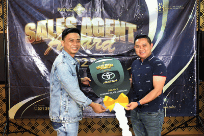 Penghargaan tahunan untuk para Top Elite Sales Agent di Jakarta, Jumat (6/1/2023).