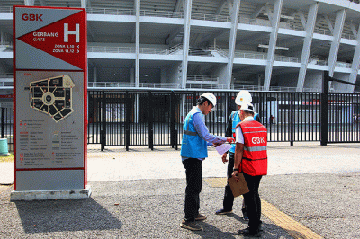 Stadion Utama GBK memiliki pola Pengamanan pasokan listrik sebanyak 4 lapis.