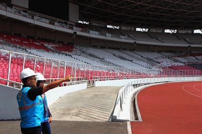 Stadion Utama GBK memiliki pola Pengamanan pasokan listrik sebanyak 4 lapis.