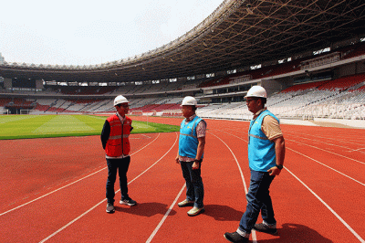 Stadion Utama GBK memiliki pola Pengamanan pasokan listrik sebanyak 4 lapis.