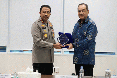 Direktur Corporate Secretary MNC Group Sjafril Nasution menerima kunjungan Wakapolda Lampung Brigjen Pol. Umar Effendi beserta jajaran.