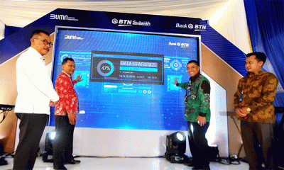Pembukaan Kantor Cabang Syariah Bank BTN Bandar Lampung di Bandar Lampung, Rabu (18/1/2023).