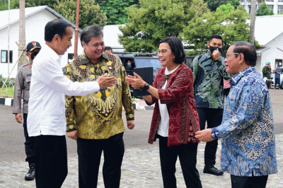 Presiden Joko Widodo secara resmi membuka Rapat Koordinasi Nasional (Rakornas) Transisi Penanganan Covid-19 dan Pemulihan Ekonomi Nasional (PC-PEN).