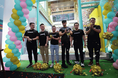 Grand Opening K3Mart di Pantai Indah Kapuk (PIK), Jakarta, Minggu (29/1/2023).