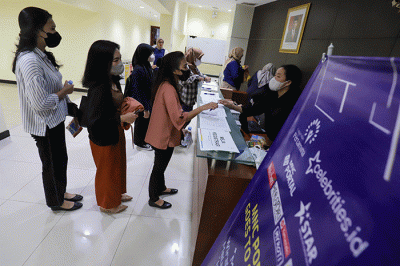 MNC Portal Goes To Campus (MPGTC) di Universitas Pertamina, Jakarta, Selasa (31/1/2023).