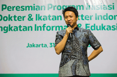 Penandatanganan kerja sama antara KlikDokter dan Ikatan Dokter Indonesia (IDI) di Gedung Pusat IDI, Jakarta, Selasa (31/1/2023).