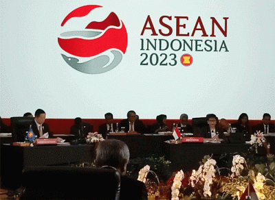 Pertemuan ASEAN Coordination Counsil ke-32 yang digelar di Seketariat ASEAN, Jakarta pada Kamis (3/2/2023).
