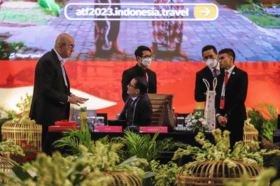 The 26th Meeting of ASEAN Tourism Ministers ASEAN Tourism Forum di Marriott Hotel, D.I Yogyakarta, Sabtu (4/2/2023).