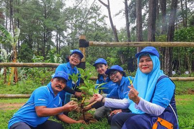 Kegiatan Metode Pembelajaran Baru Mizuiku, Keluar Kelas dan Belajar Langsung di Alam, Sentul, Bogor, Kamis (9/2/2023).