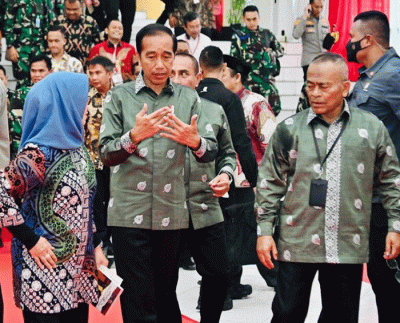 Presiden Joko Widodo menghadiri Puncak Peringatan Hari Pers Nasional (HPN) Tahun 2023 di Gedung Serbaguna Pemerintah Provinsi Sumatra Utara.