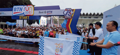 BTN Anniversary Festival 2023 di Jakarta, Minggu (12/2/2023).