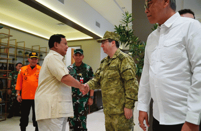 Menteri Pertahanan Prabowo Subianto melepas keberangkatan pengiriman bantuan kemanusiaan ke Turki yang mengalami musibah bencana gempa.