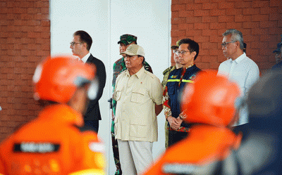 Menteri Pertahanan Prabowo Subianto melepas keberangkatan pengiriman bantuan kemanusiaan ke Turki yang mengalami musibah bencana gempa.