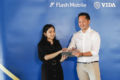 Peluncuran kerja sama PT Indonesia Digital Identity (VIDA) dengan PT FM Digital Solution (Flash Mobile).