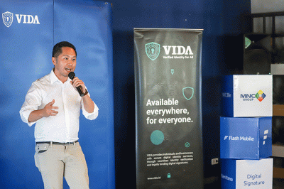 Peluncuran kerja sama PT Indonesia Digital Identity (VIDA) dengan PT FM Digital Solution (Flash Mobile).