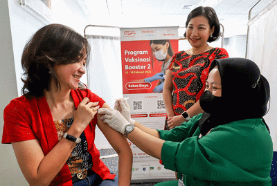 Prudential Indonesia menargetkan pemberian 2.000 dosis vaksin untuk diberikan kepada karyawan.