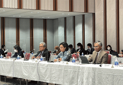 Menteri Keuangan Sri Mulyani melakukan kunjungan kerja ke Tokyo, Jepang pada 13-14 Februari 2023.