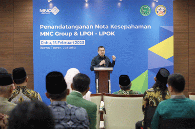 Penandatanganan Kerja Sama antara PT MNC Asia Holding Tbk (BHIT atau MNC Group) bersama LPOI dan LPOK.