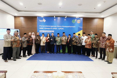Penandatanganan Kerja Sama antara PT MNC Asia Holding Tbk (BHIT atau MNC Group) bersama LPOI dan LPOK.