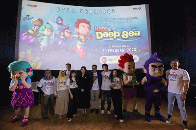 Konferensi pers dan gala premier di XXI Kota Kasablanka, Jakarta, Kamis (16/2/2023).