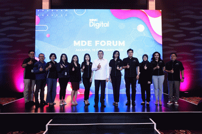 Executive Chairman MNC Group Hary Tanoesoedibjo Memberikan Arahan pada Workshop MDE Group di Jakarta, Kamis (16/2/2023).