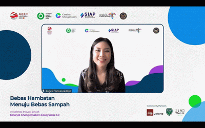 Talkshow “Bebas Hambatan Menuju Bebas Sampah: Akselerasikan Inovasimu lewat Catalyst Changemakers Ecosystem 2.0”, Rabu (15/2/2023).