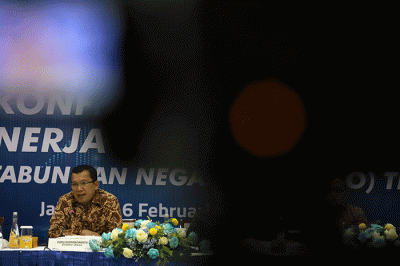 Konferensi Pers Paparan Kinerja per 31 Desember 2022 di Menara BTN, Jakarta, Kamis (16/2/2023).