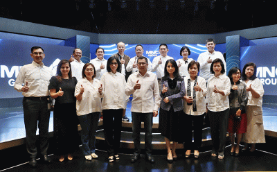 Executive Chairman MNC Group Hary Tanoesoedibjo memberikan arahan di acara Procurement Forum yang digelar di MNC Conference Hall, iNews Tower.