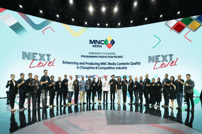 Executive Chairman MNC Group Hary Tanoesoedibjo Memberikan Arahan kepada Programing, Production dan Teknik 4 TV dan Digital.