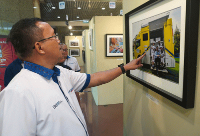 Pameran Anugerah Jurnalistik dan Foto Bank BTN di Menara BTN di Jakarta, Rabu (22/2/2023).