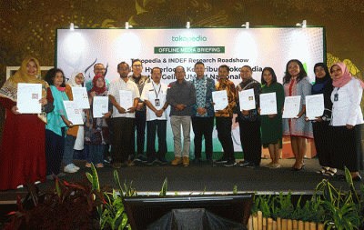 Media Briefing Inisiatif Hyperlocal: Kontribusi Tokopedia untuk Geliat UMKM Nasional di Surabaya, Jawa Timur, Rabu (22/2/2023).