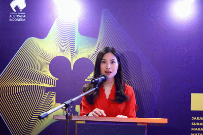 Festival Sinema Australia Indonesia 2023 di CGV Grand Indonesia, Jakarta Pusat, Kamis (23/2/2023).