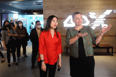 Festival Sinema Australia Indonesia 2023 di CGV Grand Indonesia, Jakarta Pusat, Kamis (23/2/2023).