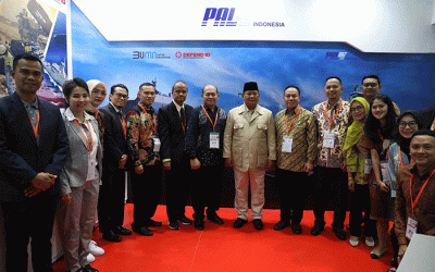 Menhan Prabowo Subianto memimpin Delegasi Indonesia yang berpartisipasi dalam The 16th Edition of the International Defence Exhibition and Conference.