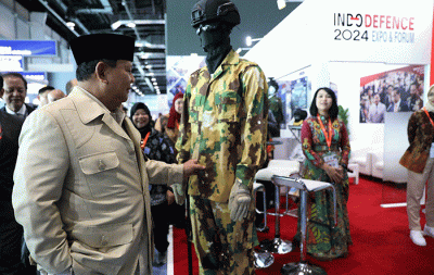 Menhan Prabowo Subianto memimpin Delegasi Indonesia yang berpartisipasi dalam The 16th Edition of the International Defence Exhibition and Conference.