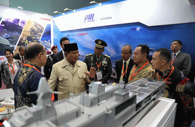 Menhan Prabowo Subianto memimpin Delegasi Indonesia yang berpartisipasi dalam The 16th Edition of the International Defence Exhibition and Conference.