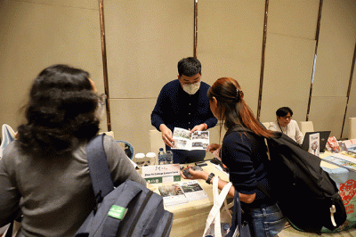 Representative, Taipei Economic and Trade Office (TETO), John C. Chen saat memberikan sambutan pada acara 2023 Taiwan Tourism Workshop di Jakarta.